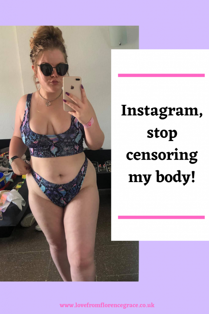 Instagram censoring body