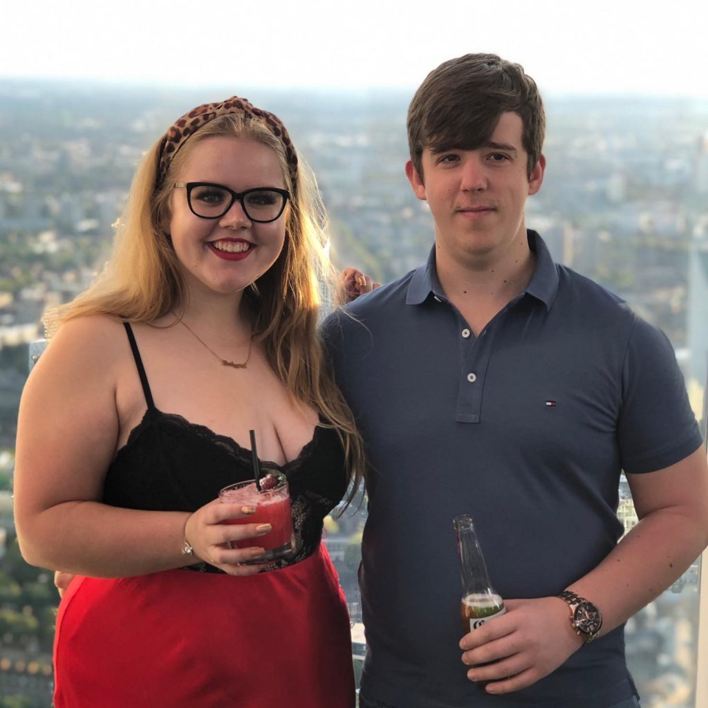 Jonny and Florence at The Shard